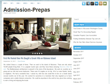 Tablet Screenshot of admission-prepas.org